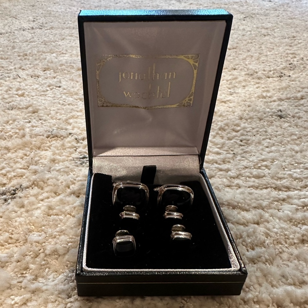 Silver Cufflinks Set - image 1